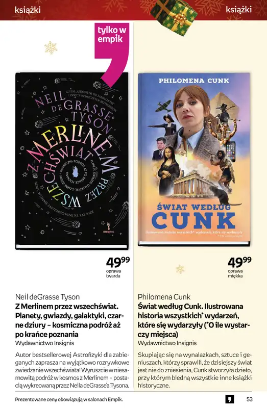 Empik - gazetka promocyjna Tom kultury: książki od piątku 28.11 do wtorku 09.12 - strona 53