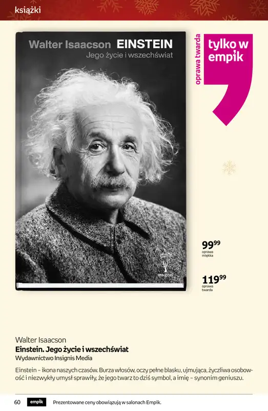 Empik - gazetka promocyjna Tom kultury: książki od piątku 28.11 do wtorku 09.12 - strona 60
