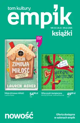 Empik - gazetka promocyjna Tom kultury: książki od piątku 28.11 do wtorku 09.12