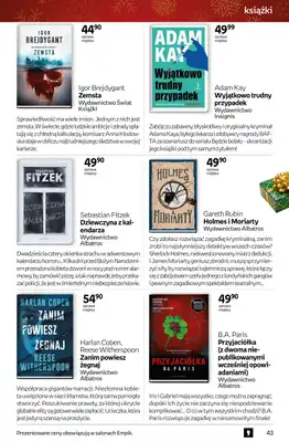 Empik - gazetka promocyjna Tom kultury: książki od piątku 28.11 do wtorku 09.12 - strona 43