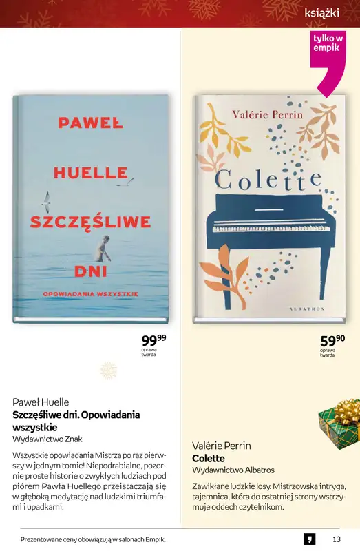 Empik - gazetka promocyjna Tom kultury: książki od piątku 28.11 do wtorku 09.12 - strona 13