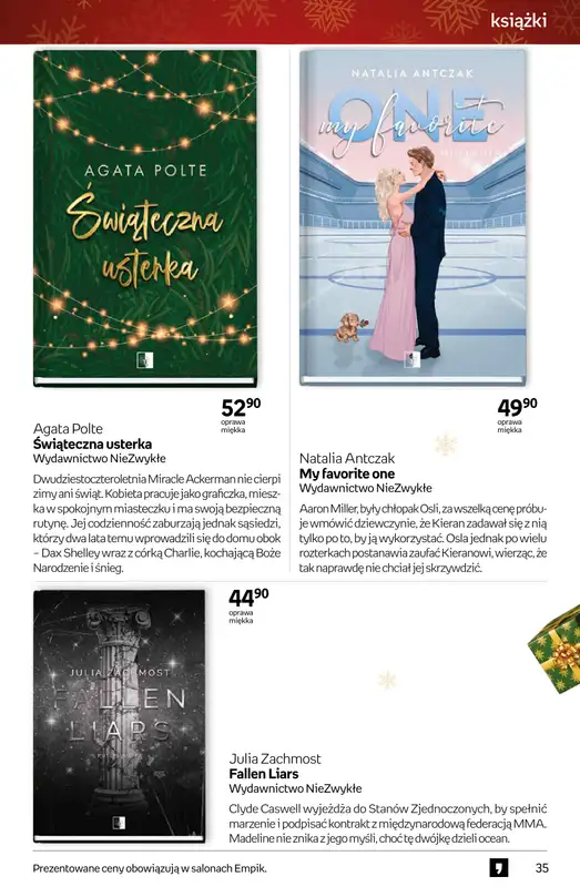 Empik - gazetka promocyjna Tom kultury: książki od piątku 28.11 do wtorku 09.12 - strona 35