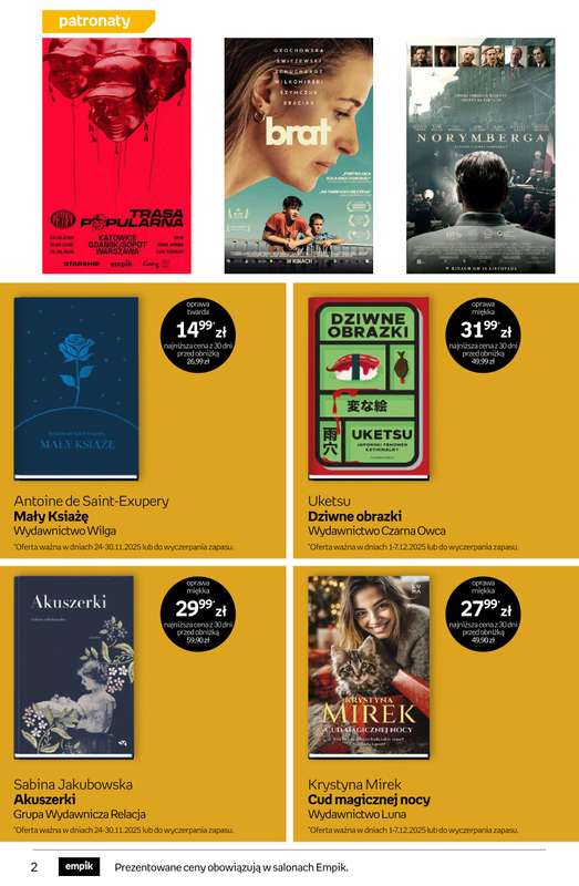 Empik - gazetka promocyjna Tom kultury: książki od piątku 28.11 do wtorku 09.12 - strona 2