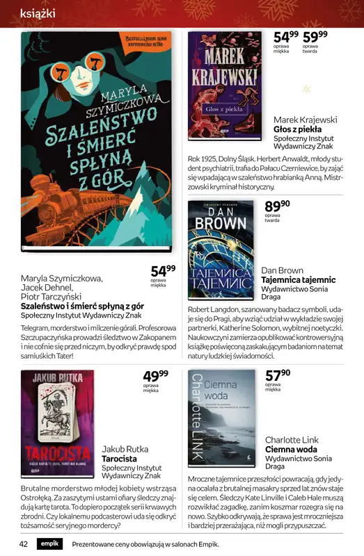 Empik - gazetka promocyjna Tom kultury: książki od piątku 28.11 do wtorku 09.12 - strona 42