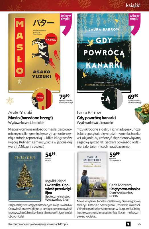 Empik - gazetka promocyjna Tom kultury: książki od piątku 28.11 do wtorku 09.12 - strona 25