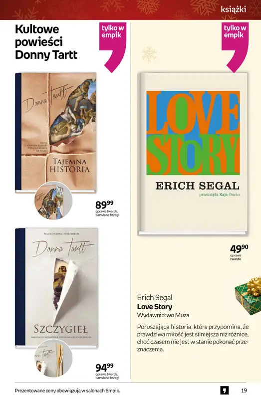 Empik - gazetka promocyjna Tom kultury: książki od piątku 28.11 do wtorku 09.12 - strona 19