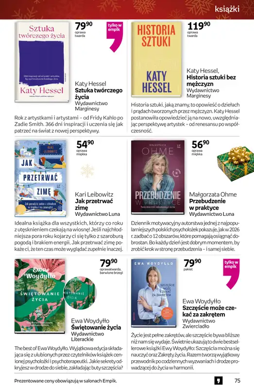 Empik - gazetka promocyjna Tom kultury: książki od piątku 28.11 do wtorku 09.12 - strona 75