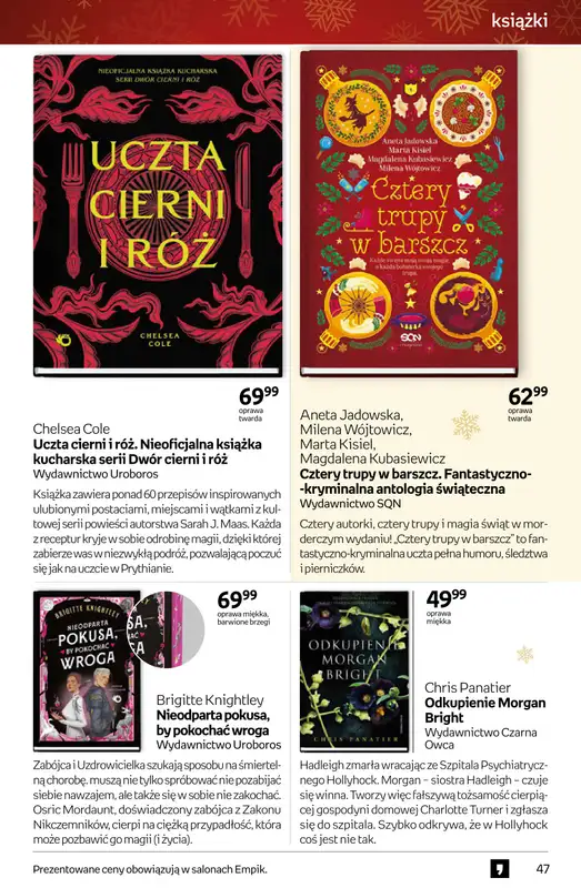 Empik - gazetka promocyjna Tom kultury: książki od piątku 28.11 do wtorku 09.12 - strona 47