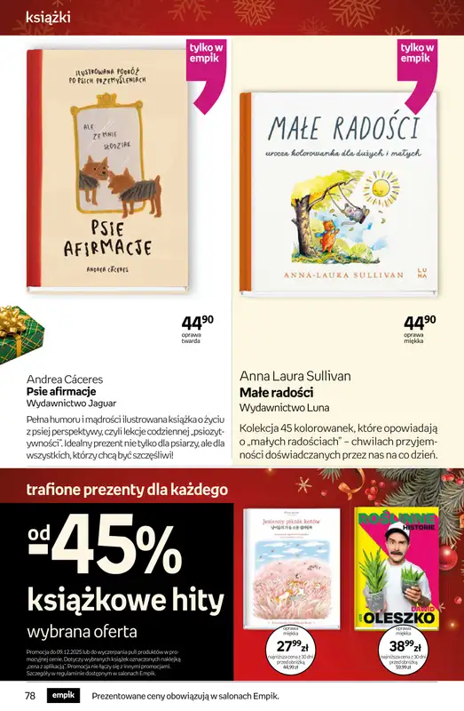 Empik - gazetka promocyjna Tom kultury: książki od piątku 28.11 do wtorku 09.12 - strona 78