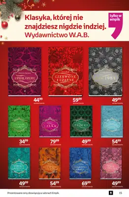 Empik - gazetka promocyjna Tom kultury: książki od piątku 28.11 do wtorku 09.12 - strona 15