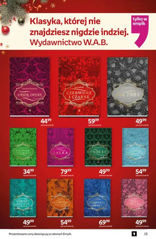 Empik - gazetka promocyjna Tom kultury: książki od piątku 28.11 do wtorku 09.12 - strona 15