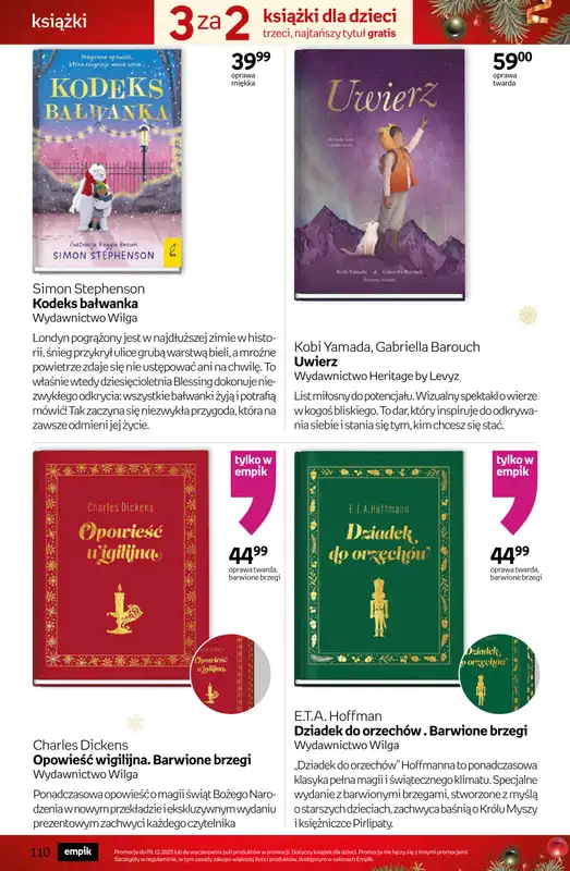 Empik - gazetka promocyjna Tom kultury: książki od piątku 28.11 do wtorku 09.12 - strona 110