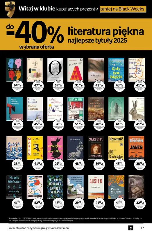 Empik - gazetka promocyjna Tom kultury: książki od piątku 28.11 do wtorku 09.12 - strona 17