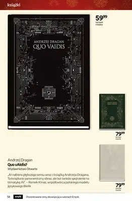 Empik - gazetka promocyjna Tom kultury: książki od piątku 28.11 do wtorku 09.12 - strona 58