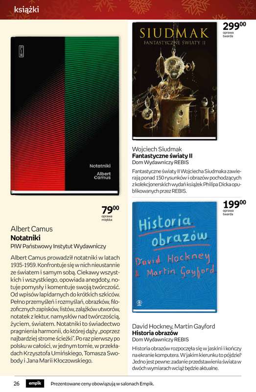 Empik - gazetka promocyjna Tom kultury: książki od piątku 28.11 do wtorku 09.12 - strona 26