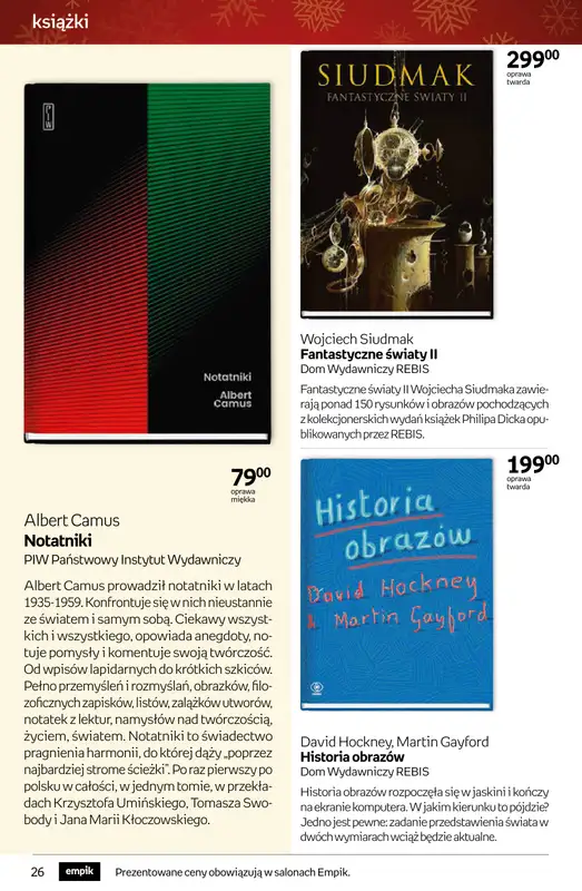 Empik - gazetka promocyjna Tom kultury: książki od piątku 28.11 do wtorku 09.12 - strona 26