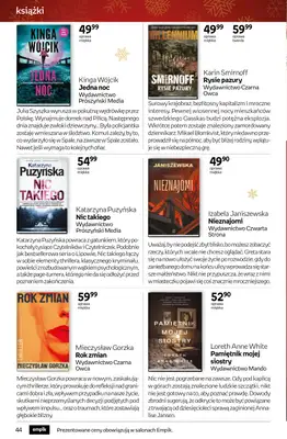 Empik - gazetka promocyjna Tom kultury: książki od piątku 28.11 do wtorku 09.12 - strona 44