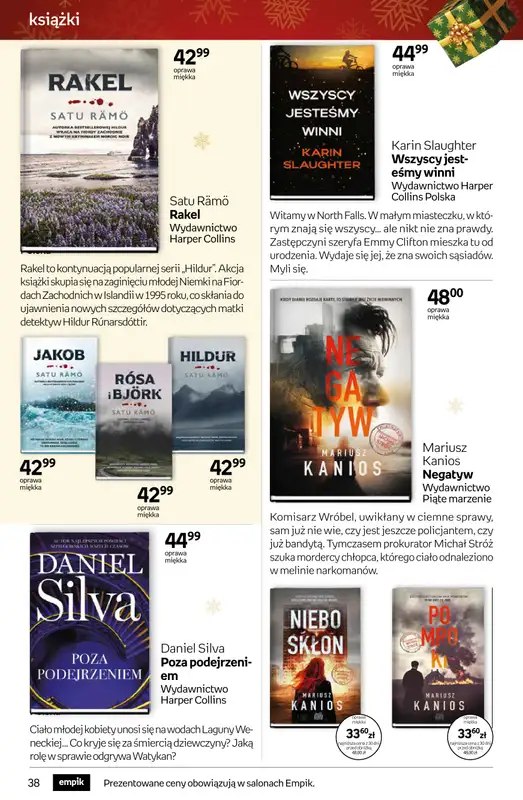 Empik - gazetka promocyjna Tom kultury: książki od piątku 28.11 do wtorku 09.12 - strona 38