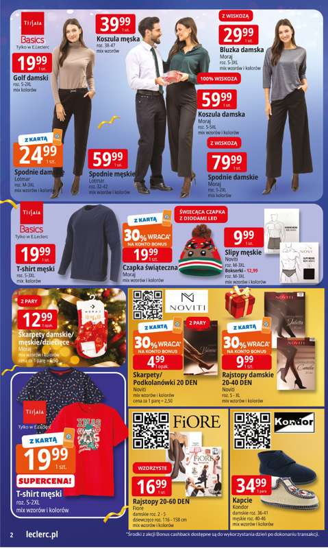 Leclerc - gazetka promocyjna Oferta E.Leclerc I Wybór prezentów w dobrej cenie od wtorku 02.12 do niedzieli 14.12 - strona 2