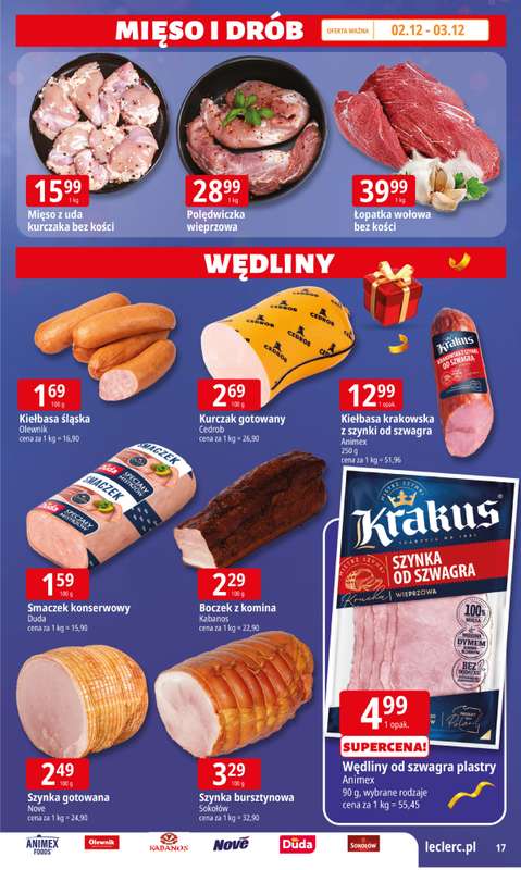 Leclerc - gazetka promocyjna Oferta E.Leclerc I Wybór prezentów w dobrej cenie od wtorku 02.12 do niedzieli 14.12 - strona 19