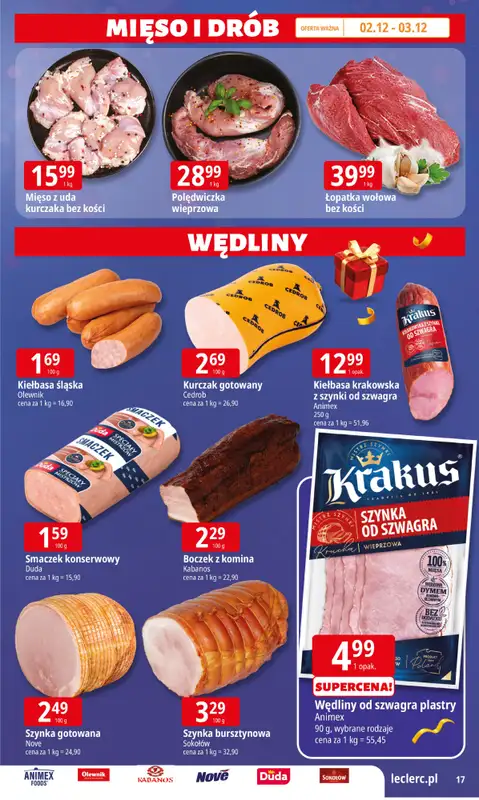 Leclerc - gazetka promocyjna Oferta E.Leclerc I Wybór prezentów w dobrej cenie od wtorku 02.12 do niedzieli 14.12 - strona 19