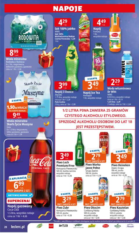 Leclerc - gazetka promocyjna Oferta E.Leclerc I Wybór prezentów w dobrej cenie od wtorku 02.12 do niedzieli 14.12 - strona 22