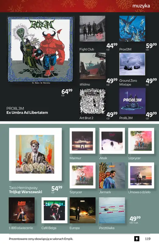 Empik - gazetka promocyjna Tom kultury: muzyka od piątku 28.11 do wtorku 09.12 - strona 7