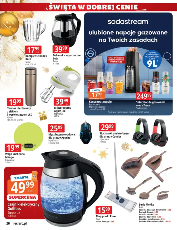 Leclerc - gazetka promocyjna Oferta E.Leclerc I Święta w dobrej cenie od wtorku 02.12 do niedzieli 14.12 - strona 20