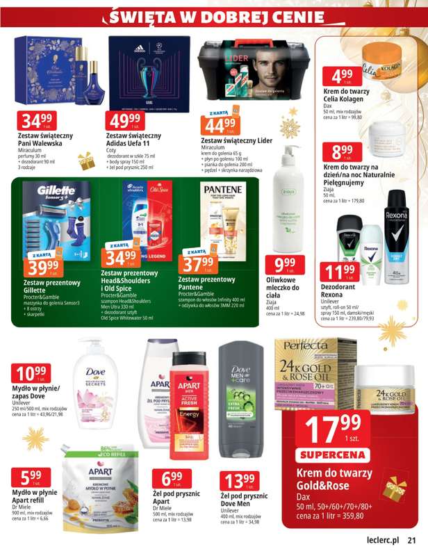Leclerc - gazetka promocyjna Oferta E.Leclerc I Święta w dobrej cenie od wtorku 02.12 do niedzieli 14.12 - strona 21