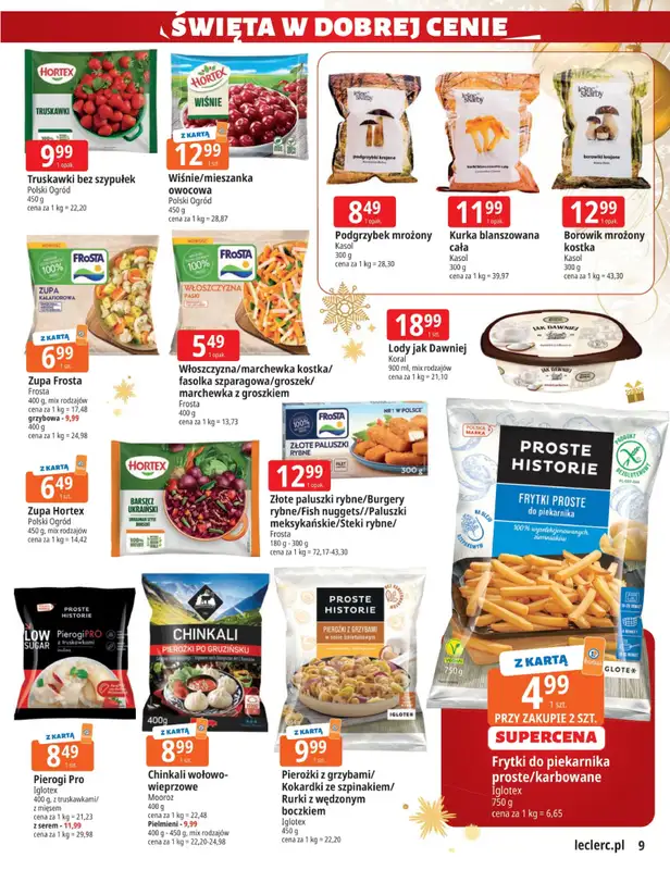 Leclerc - gazetka promocyjna Oferta E.Leclerc I Święta w dobrej cenie od wtorku 02.12 do niedzieli 14.12 - strona 9