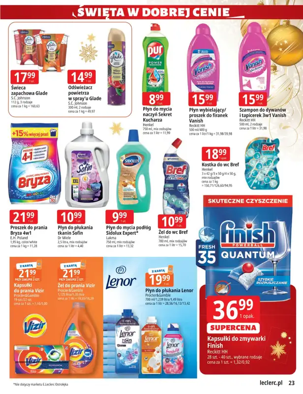Leclerc - gazetka promocyjna Oferta E.Leclerc I Święta w dobrej cenie od wtorku 02.12 do niedzieli 14.12 - strona 23