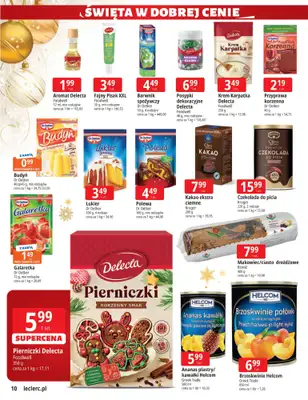 Leclerc - gazetka promocyjna Oferta E.Leclerc I Święta w dobrej cenie od wtorku 02.12 do niedzieli 14.12 - strona 10