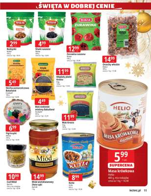 Leclerc - gazetka promocyjna Oferta E.Leclerc I Święta w dobrej cenie od wtorku 02.12 do niedzieli 14.12 - strona 11