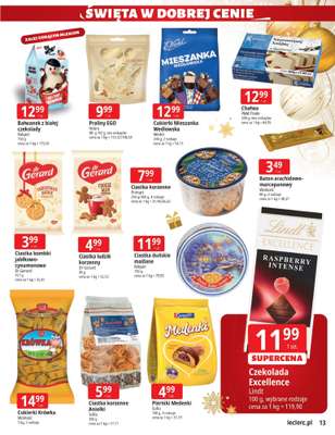 Leclerc - gazetka promocyjna Oferta E.Leclerc I Święta w dobrej cenie od wtorku 02.12 do niedzieli 14.12 - strona 13