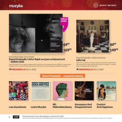 Empik - gazetka promocyjna Katalog: Muzyka od niedzieli 30.11 do środy 24.12 - strona 6