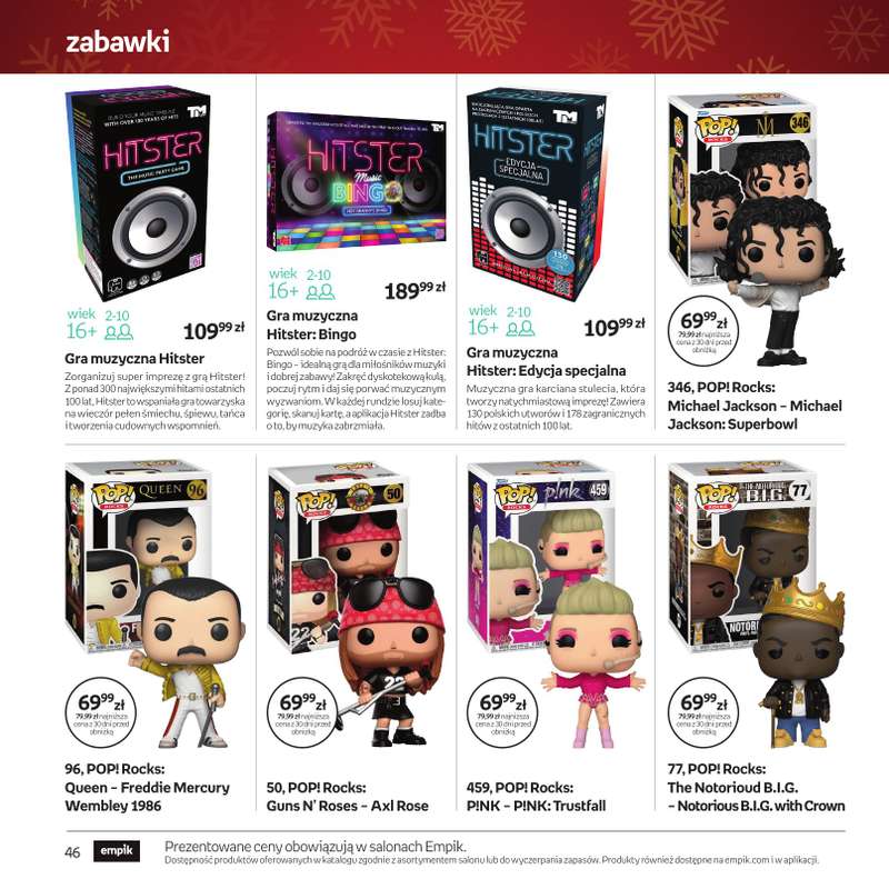 Empik - gazetka promocyjna Katalog: Muzyka od niedzieli 30.11 do środy 24.12 - strona 46