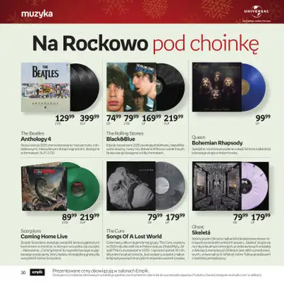 Empik - gazetka promocyjna Katalog: Muzyka od niedzieli 30.11 do środy 24.12 - strona 30