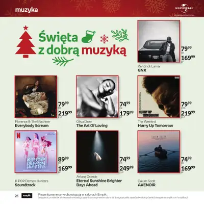 Empik - gazetka promocyjna Katalog: Muzyka od niedzieli 30.11 do środy 24.12 - strona 26