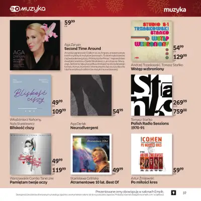 Empik - gazetka promocyjna Katalog: Muzyka od niedzieli 30.11 do środy 24.12 - strona 37