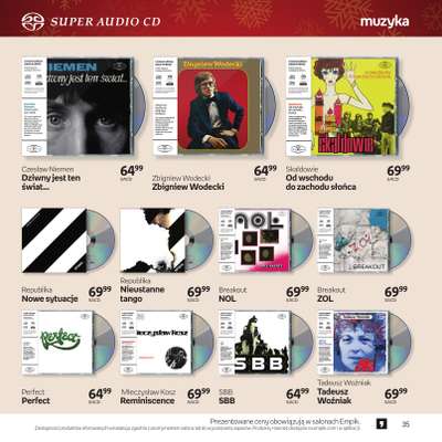 Empik - gazetka promocyjna Katalog: Muzyka od niedzieli 30.11 do środy 24.12 - strona 35