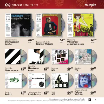 Empik - gazetka promocyjna Katalog: Muzyka od niedzieli 30.11 do środy 24.12 - strona 35