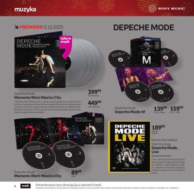 Empik - gazetka promocyjna Katalog: Muzyka od niedzieli 30.11 do środy 24.12 - strona 4