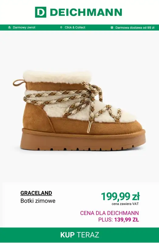 Deichmann - gazetka promocyjna -30% tylko dla klientów Deichmann PLUS od piątku 28.11 do poniedziałku 01.12 - strona 7