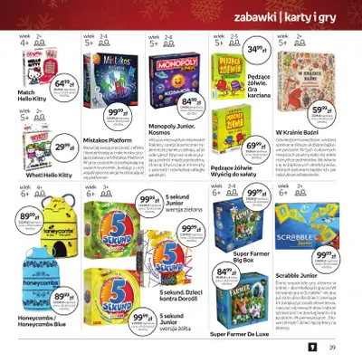 Empik - gazetka promocyjna Katalog: Zabawki od soboty 29.11 do wtorku 09.12 - strona 39
