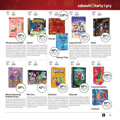 Empik - gazetka promocyjna Katalog: Zabawki od soboty 29.11 do wtorku 09.12 - strona 43