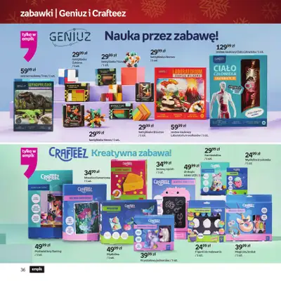 Empik - gazetka promocyjna Katalog: Zabawki od soboty 29.11 do wtorku 09.12 - strona 36