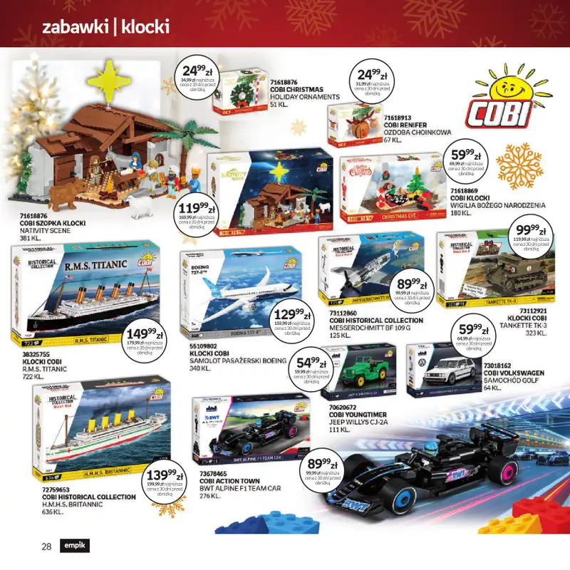 Empik - gazetka promocyjna Katalog: Zabawki od soboty 29.11 do wtorku 09.12 - strona 28