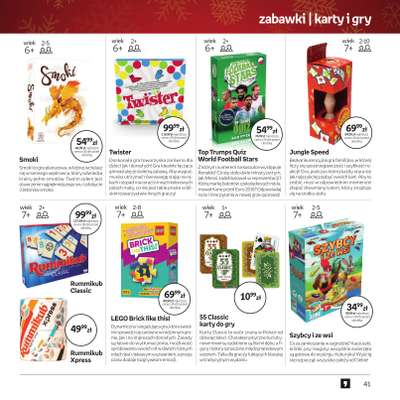 Empik - gazetka promocyjna Katalog: Zabawki od soboty 29.11 do wtorku 09.12 - strona 41