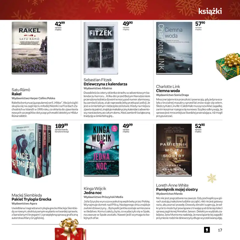 Empik - gazetka promocyjna Katalog: Książki od niedzieli 30.11 do środy 24.12 - strona 17