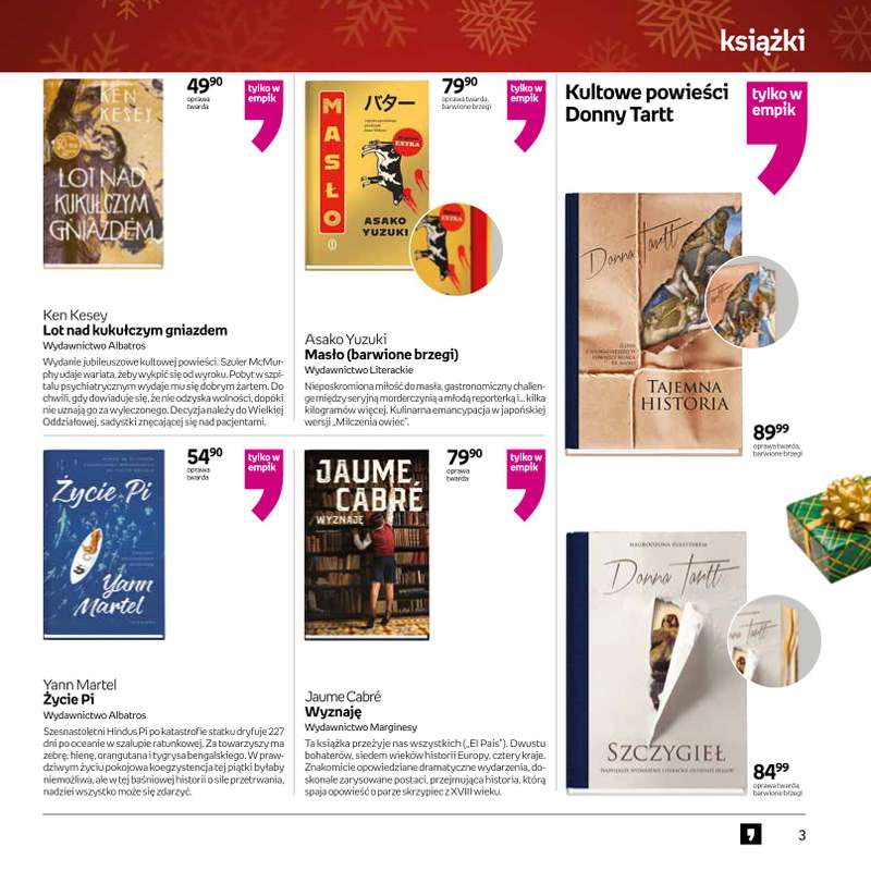 Empik - gazetka promocyjna Katalog: Książki od niedzieli 30.11 do środy 24.12 - strona 3